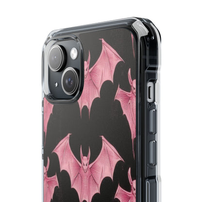 Pink Batwave iPhone 15 Plus Case - Impact