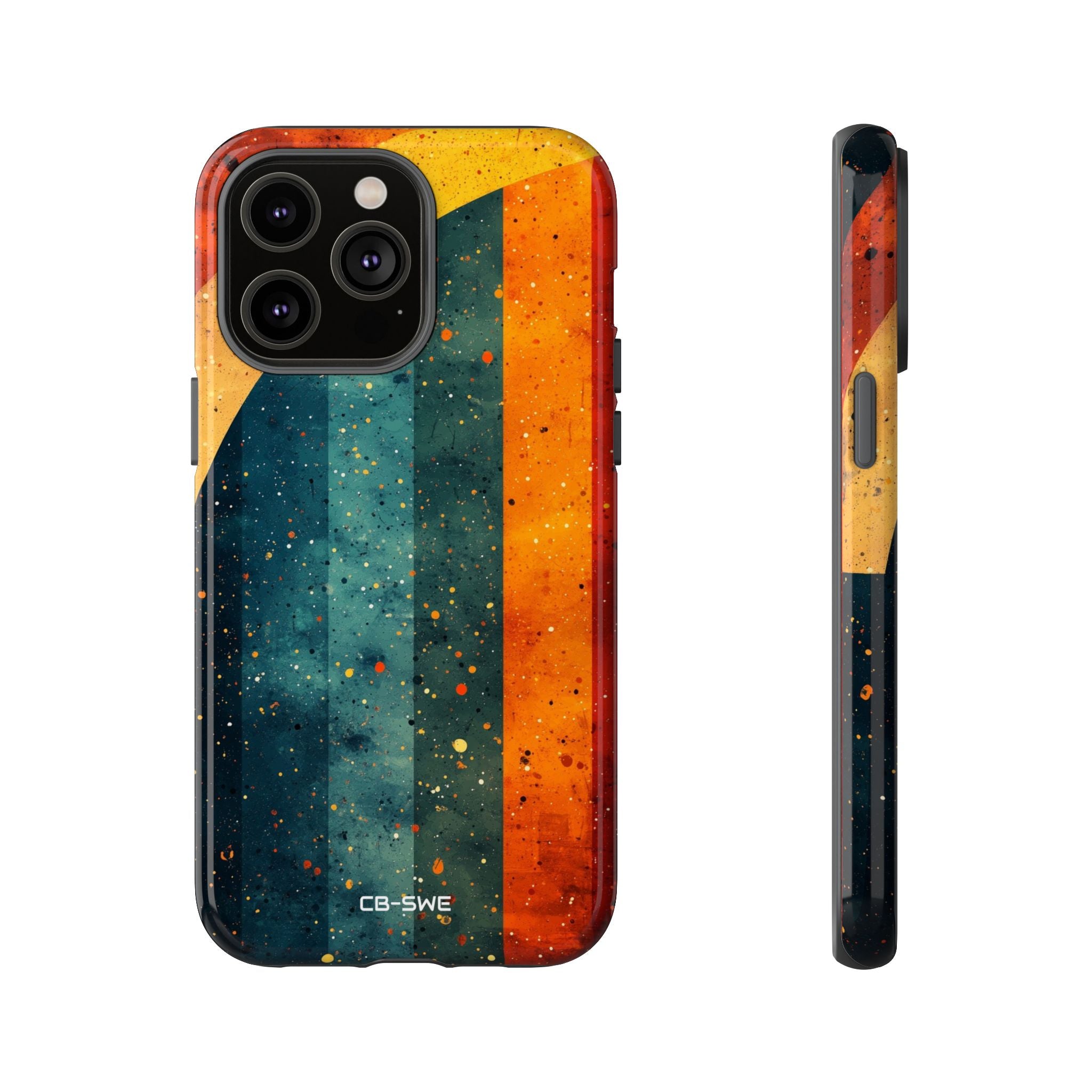 Vibrant Waves Dance - iPhone Case