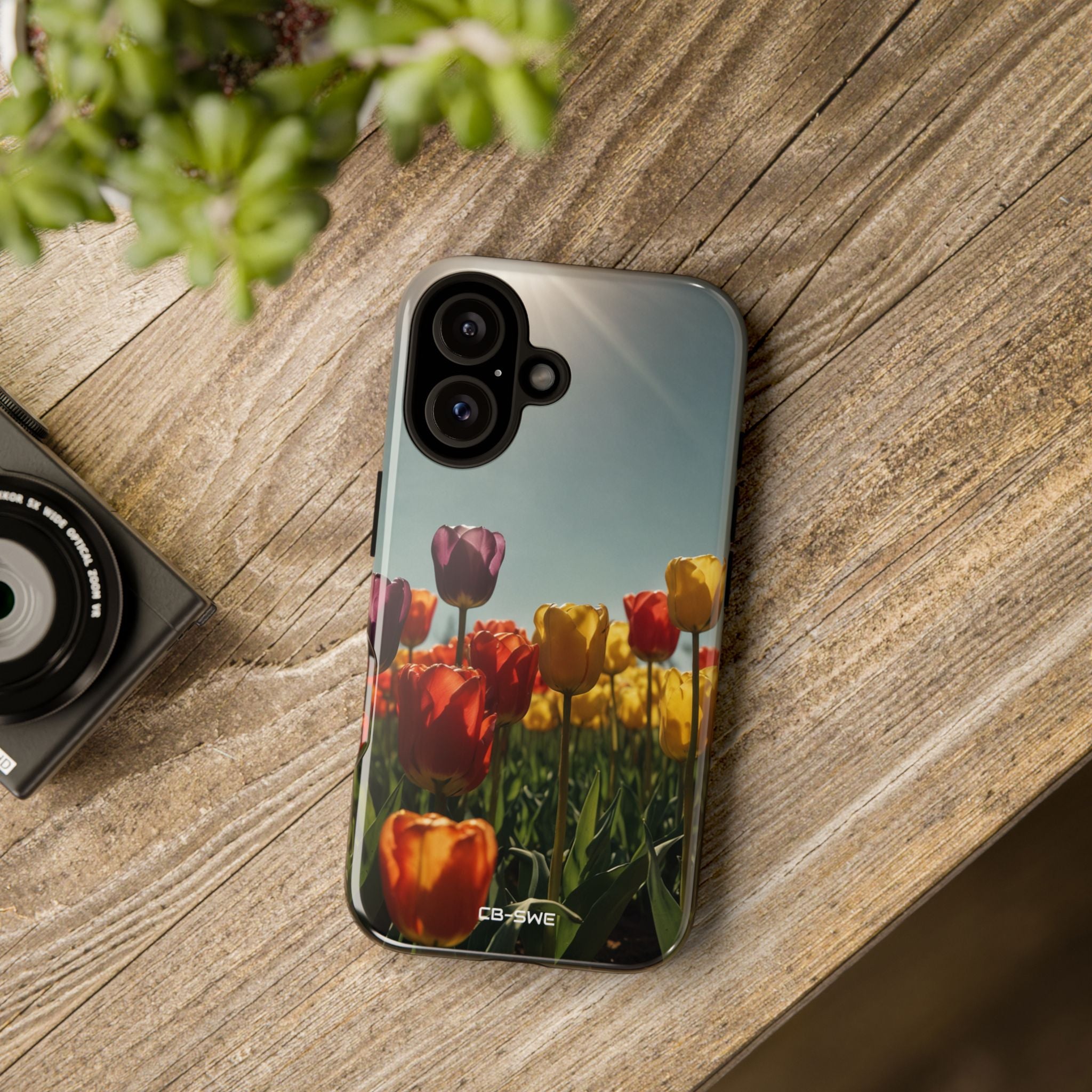Tulips Embrace Sunlight - iPhone Case