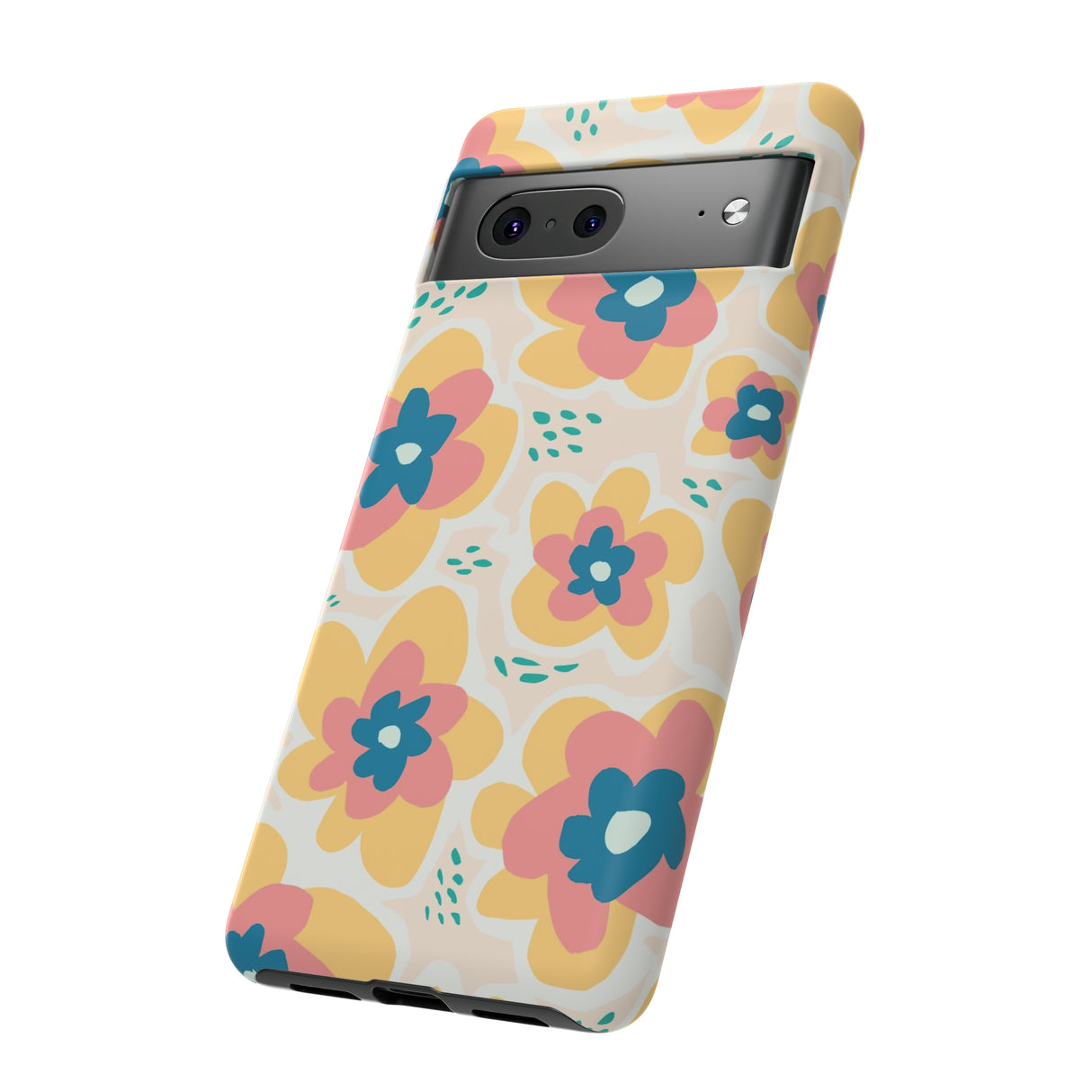 Yellow Happy Flower - Protective Phone Case