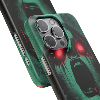 Haunting Glow of Gothic Eyes iPhone 15 - Slim Phone Case