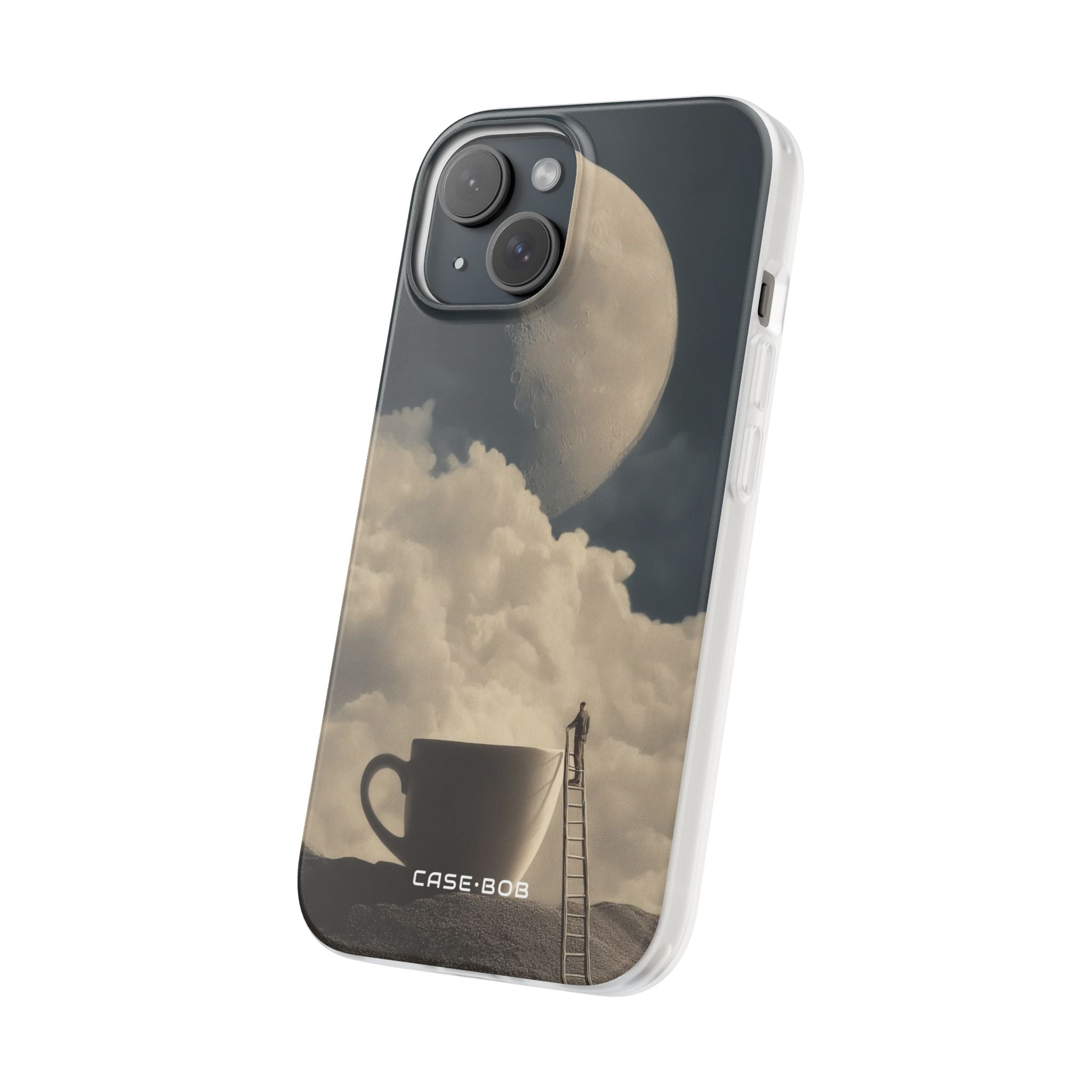 Moonlit Cup iPhone 15 Case - Soft