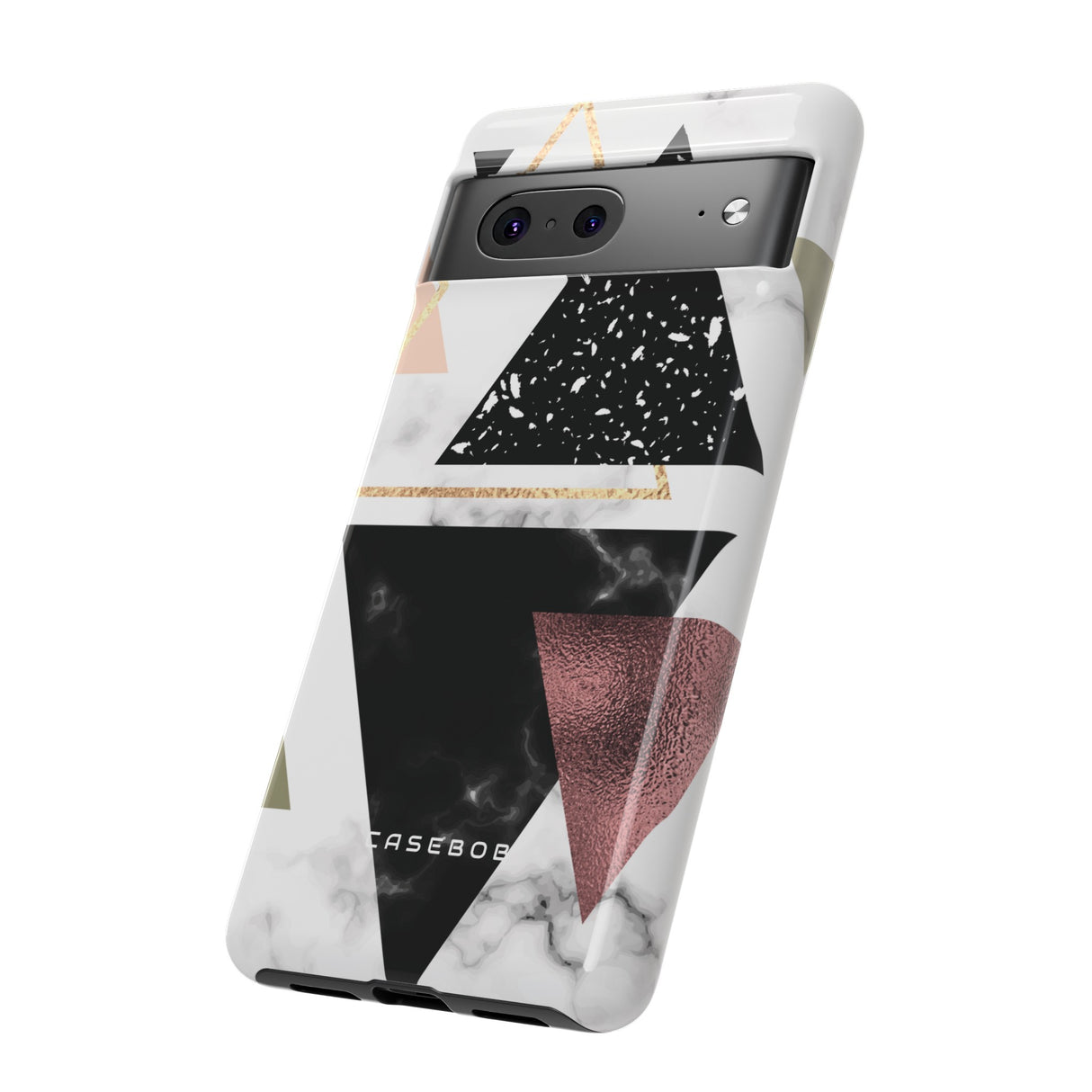 Rose Gold Triangles - Protective Phone Case