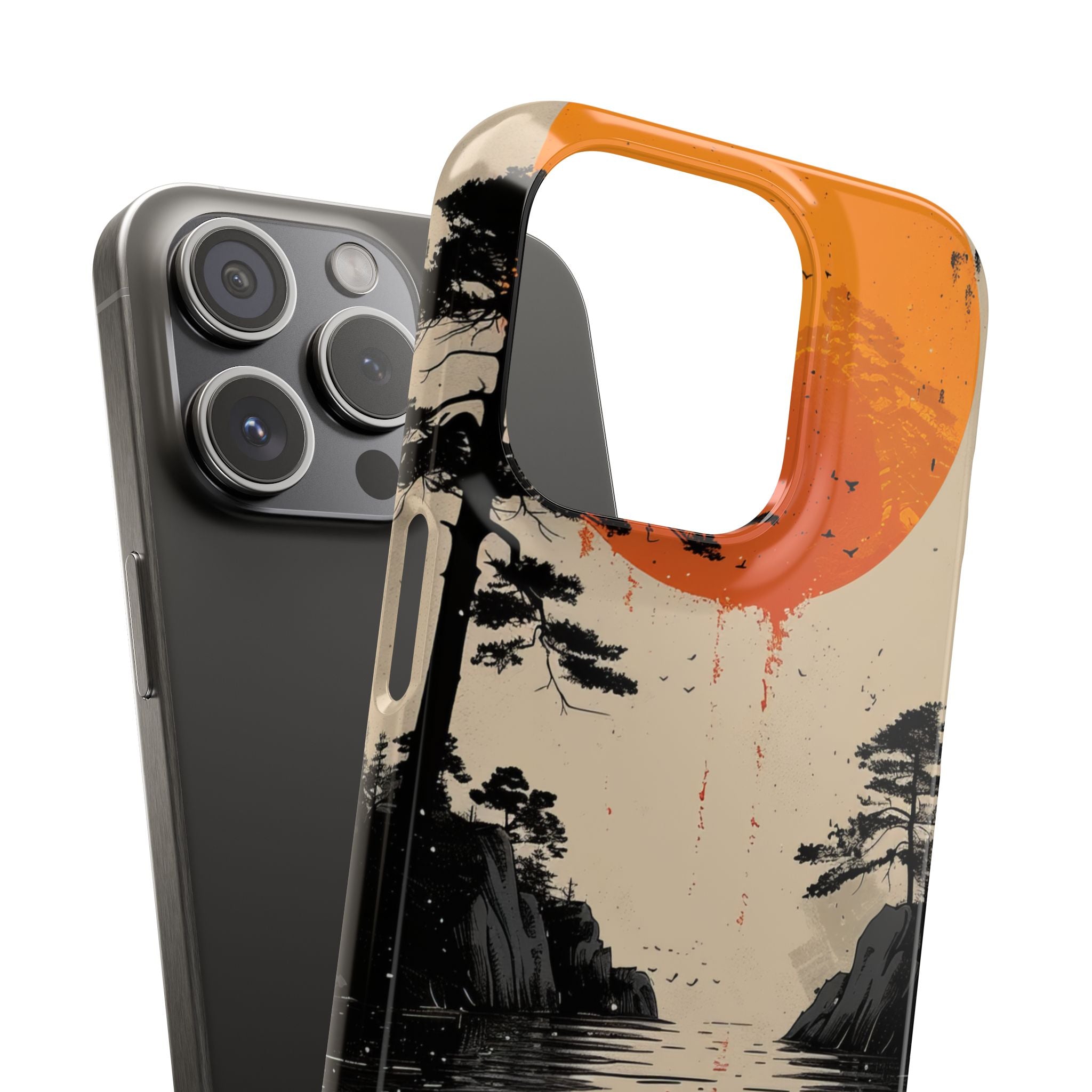 Zen Serenity Sunscape iPhone 15 - Slim Phone Case