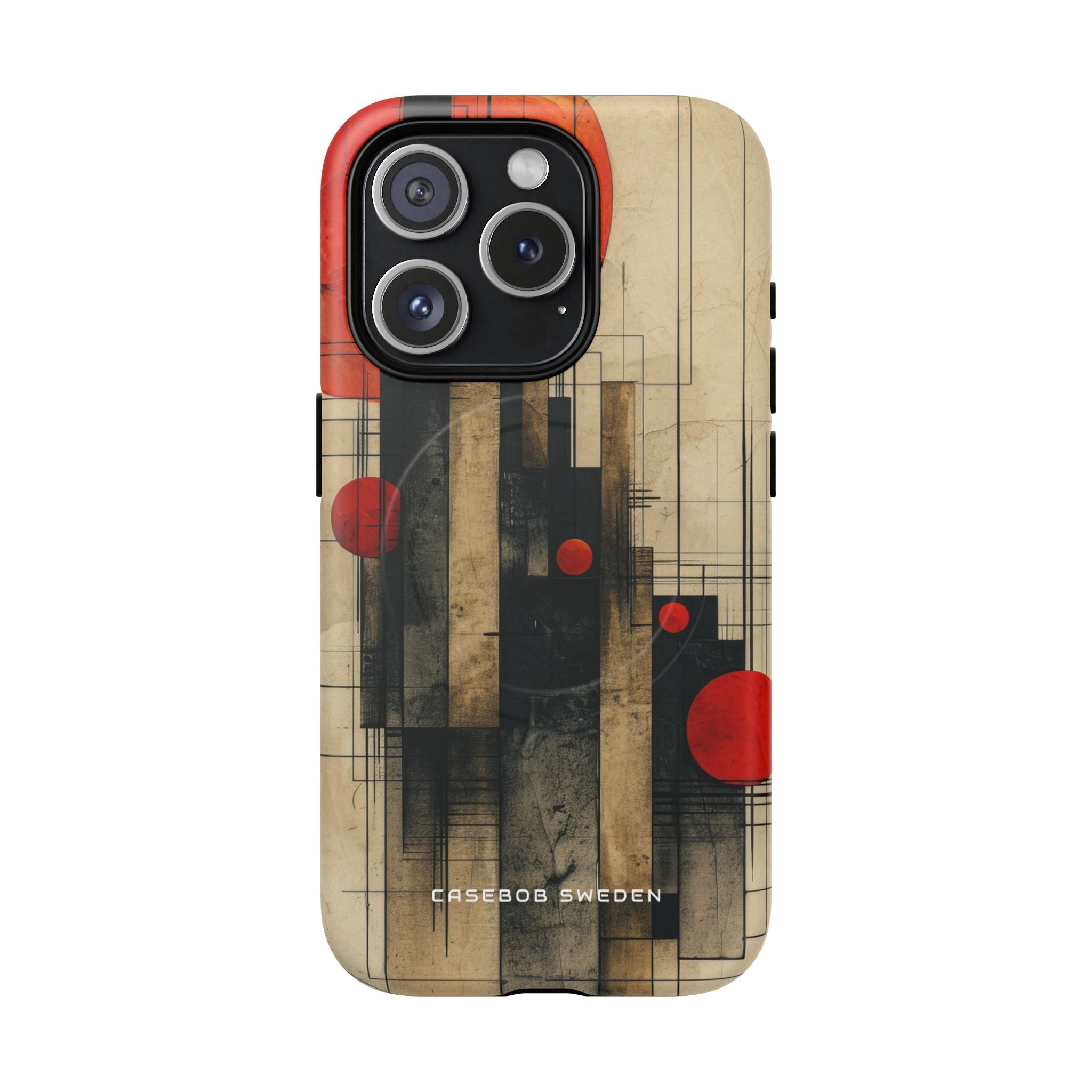 Vintage Geometric Harmony iPhone 15 | Tough+ Phone Case