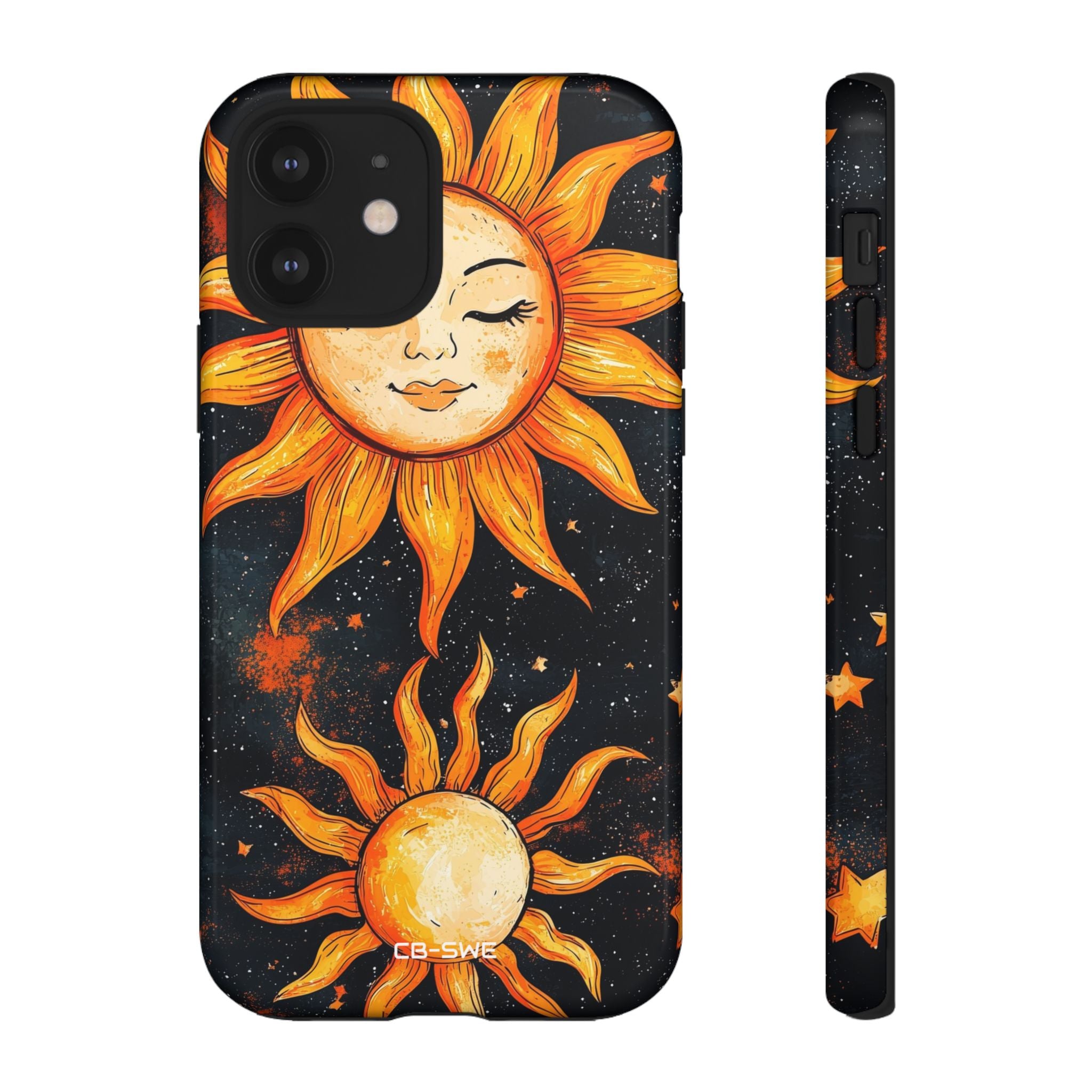 Celestial Suns Dance - iPhone Case