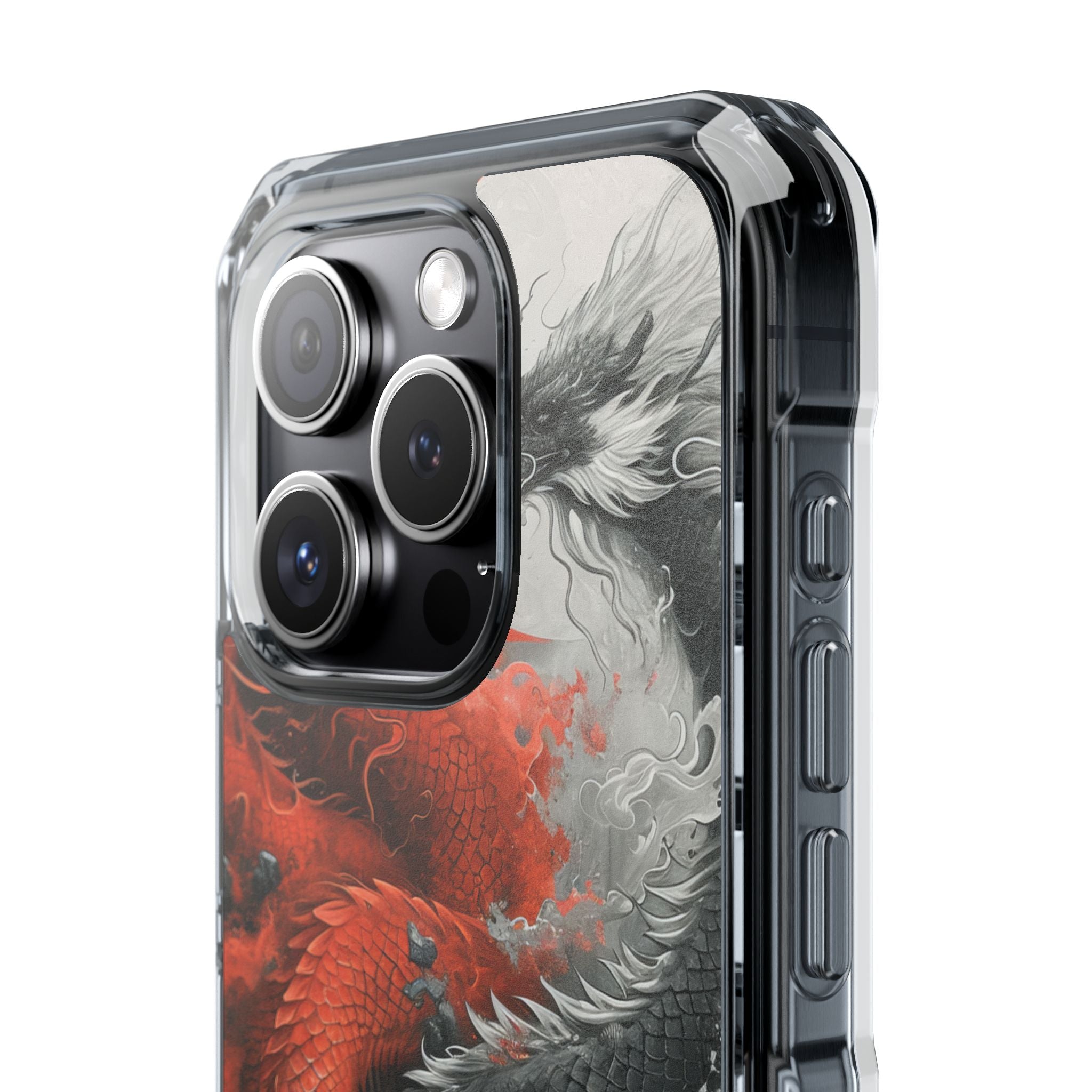 Zen Dragon Harmony iPhone 15 - Clear Impact Phone Case