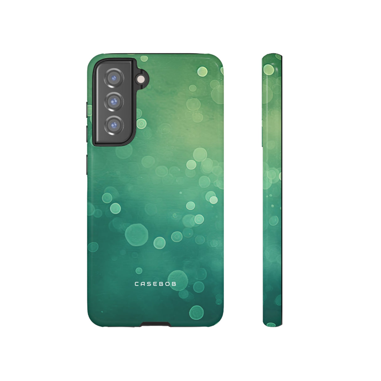 Green Dot Matrix - Protective Phone Case