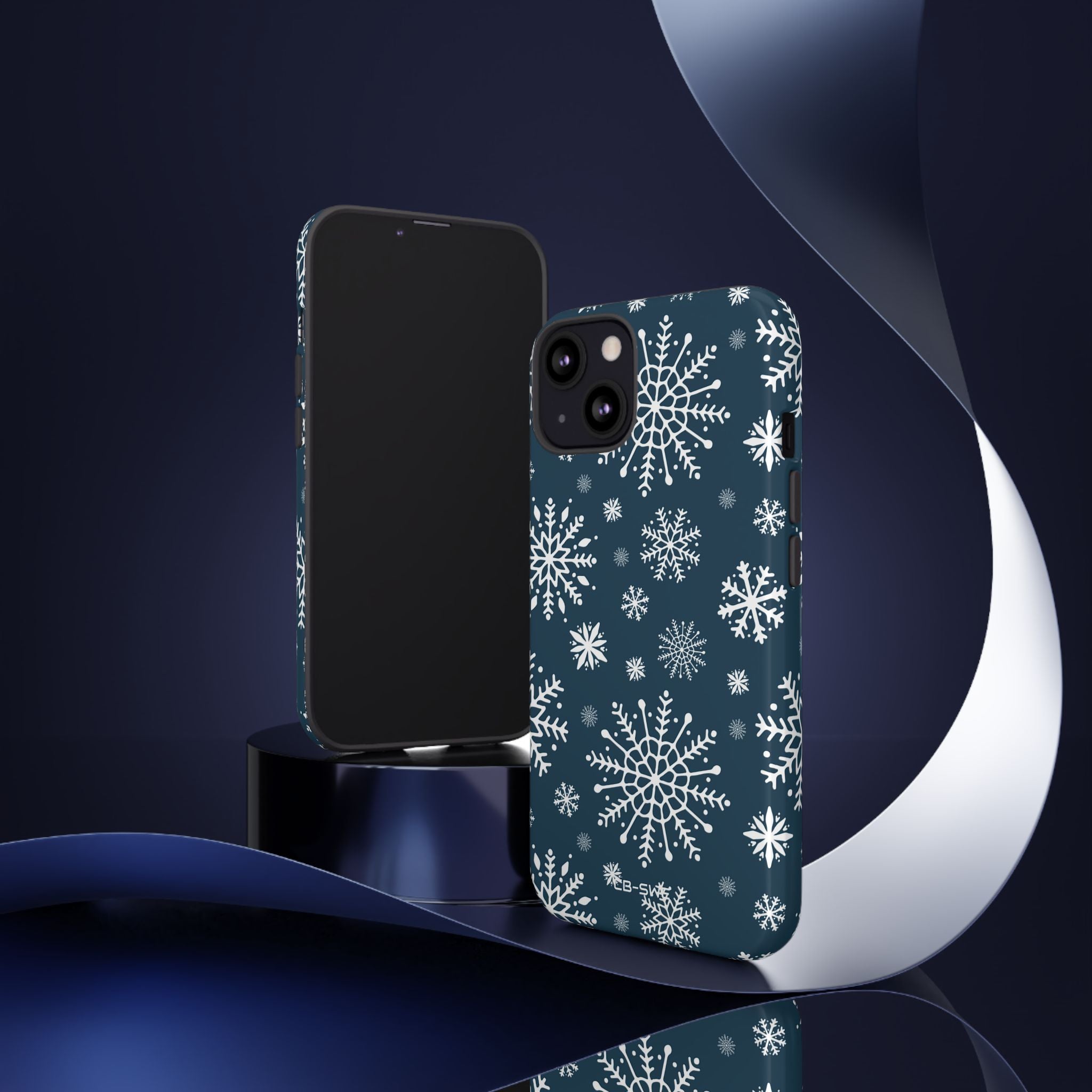 Snowflakes Dance Gracefully - iPhone Case