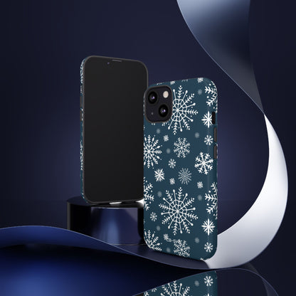 Snowflakes Dance Gracefully - iPhone Case