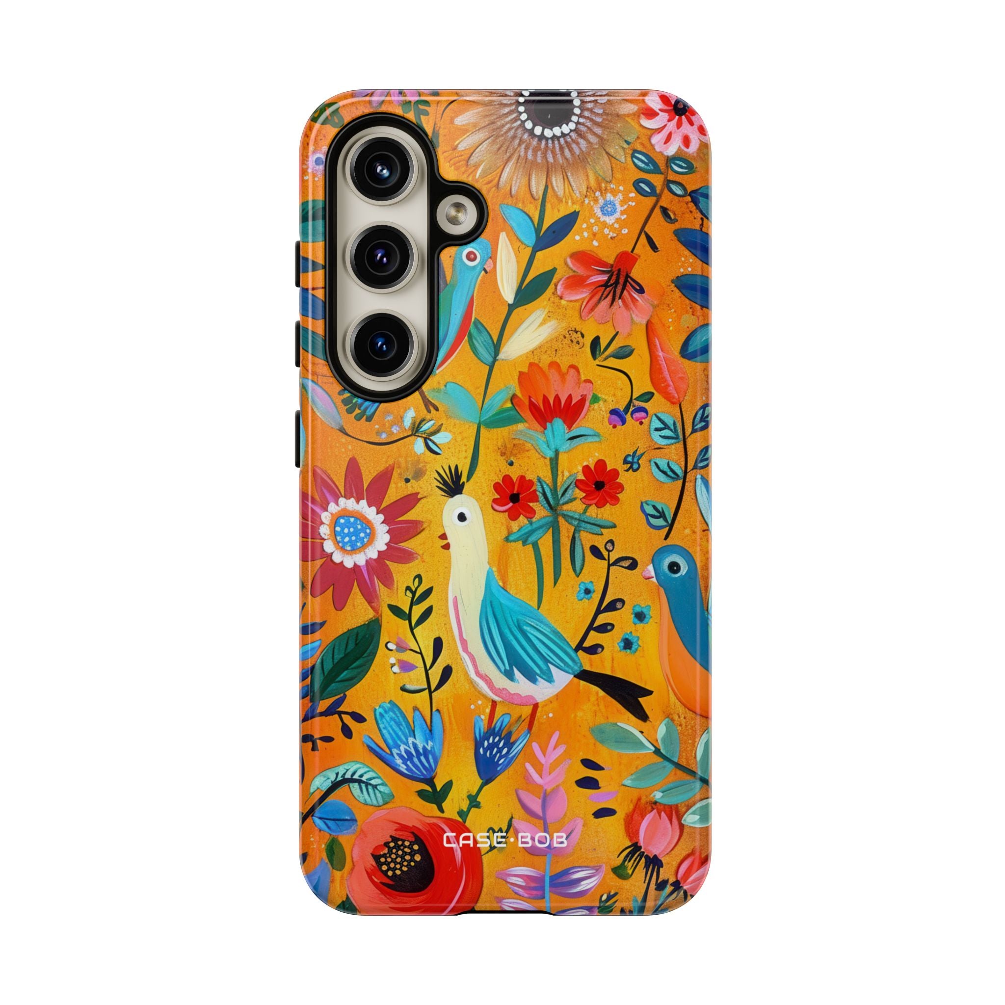 Colorful Birds Bloom Samsung S24 Case - Tough