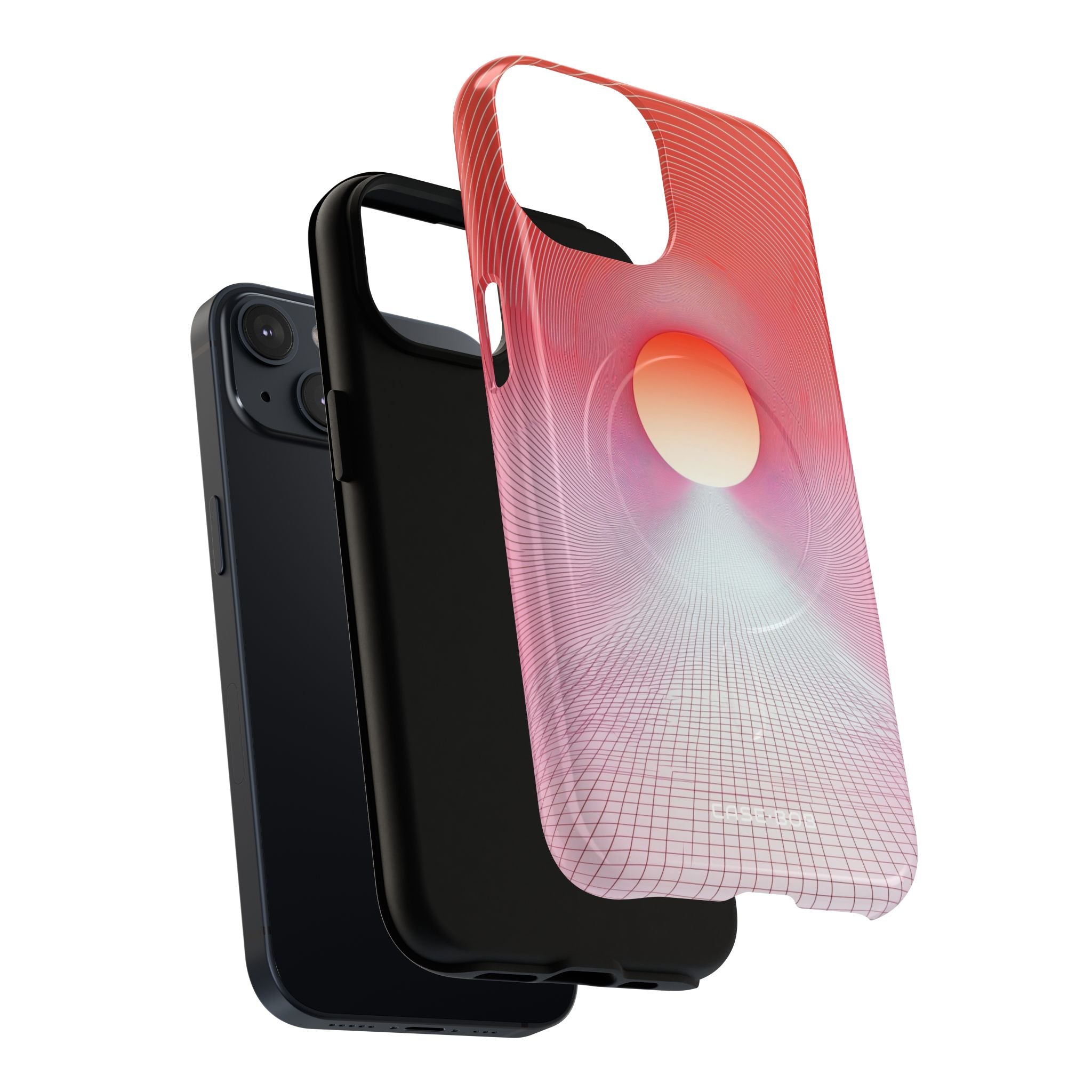 Orange Portal iPhone 14 Case - Tough+