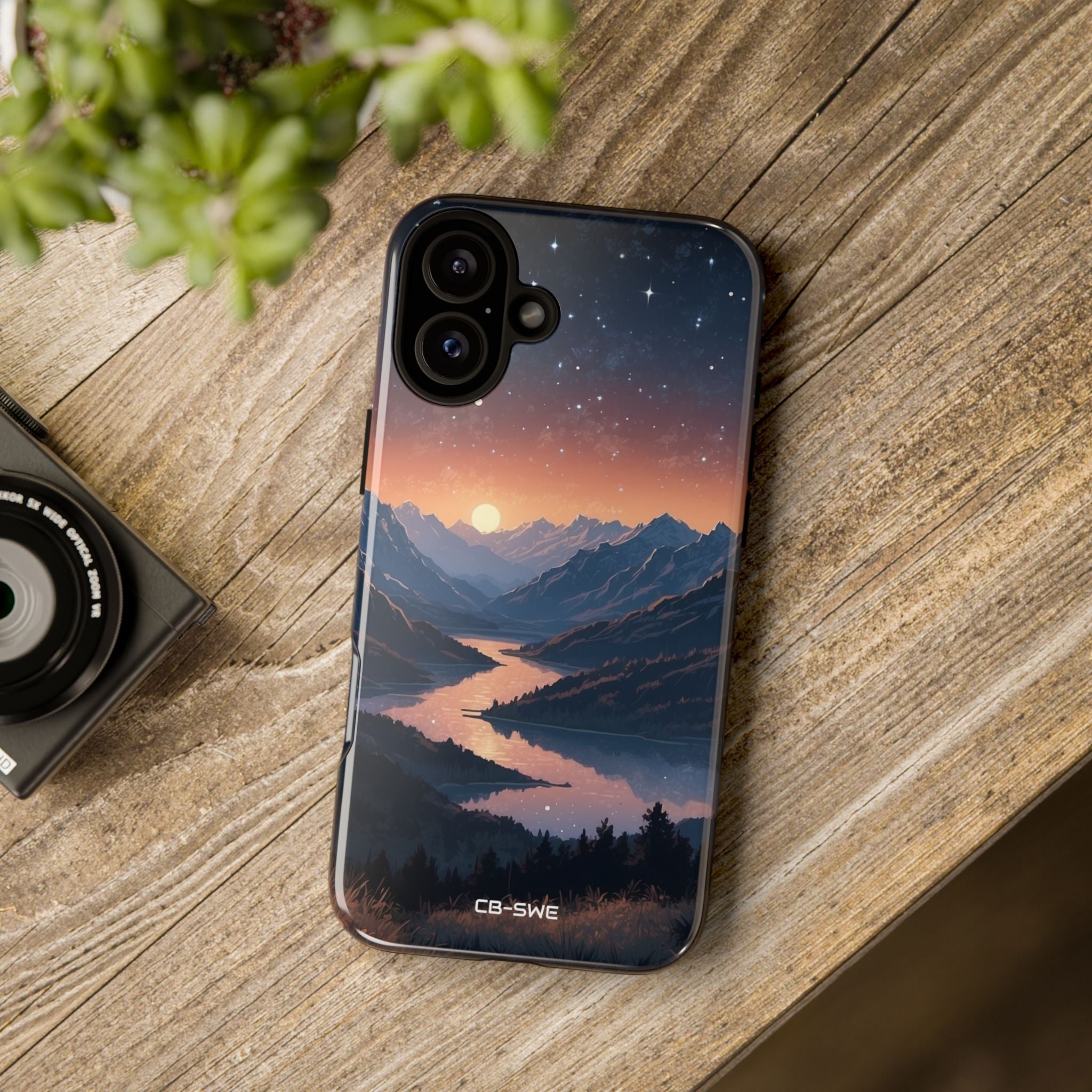 Mountains Embrace Light - iPhone Case