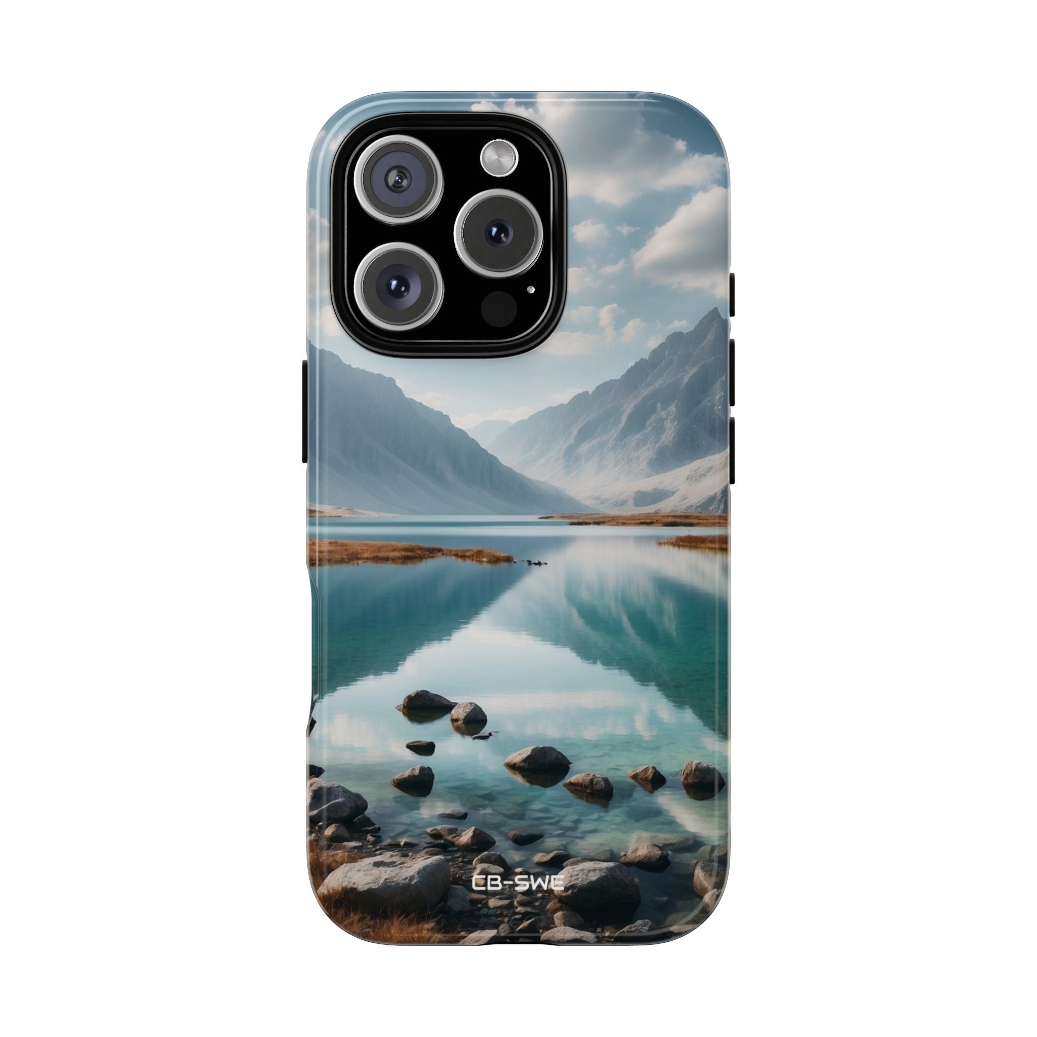 Mountain Reflections Swim - iPhone Case