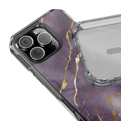 Golden Veins Flowing iPhone Case - Impact