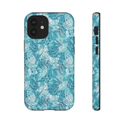 Spring Blue Leaf - Protective Phone Case