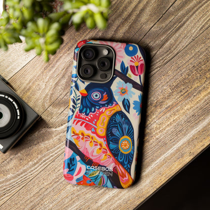 Whimsical Owl Garden iPhone 15 - Tough