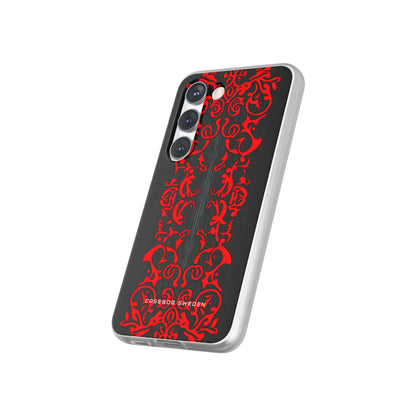 Gothic Crimson Symmetry Samsung S23 - Flexi Phone Case