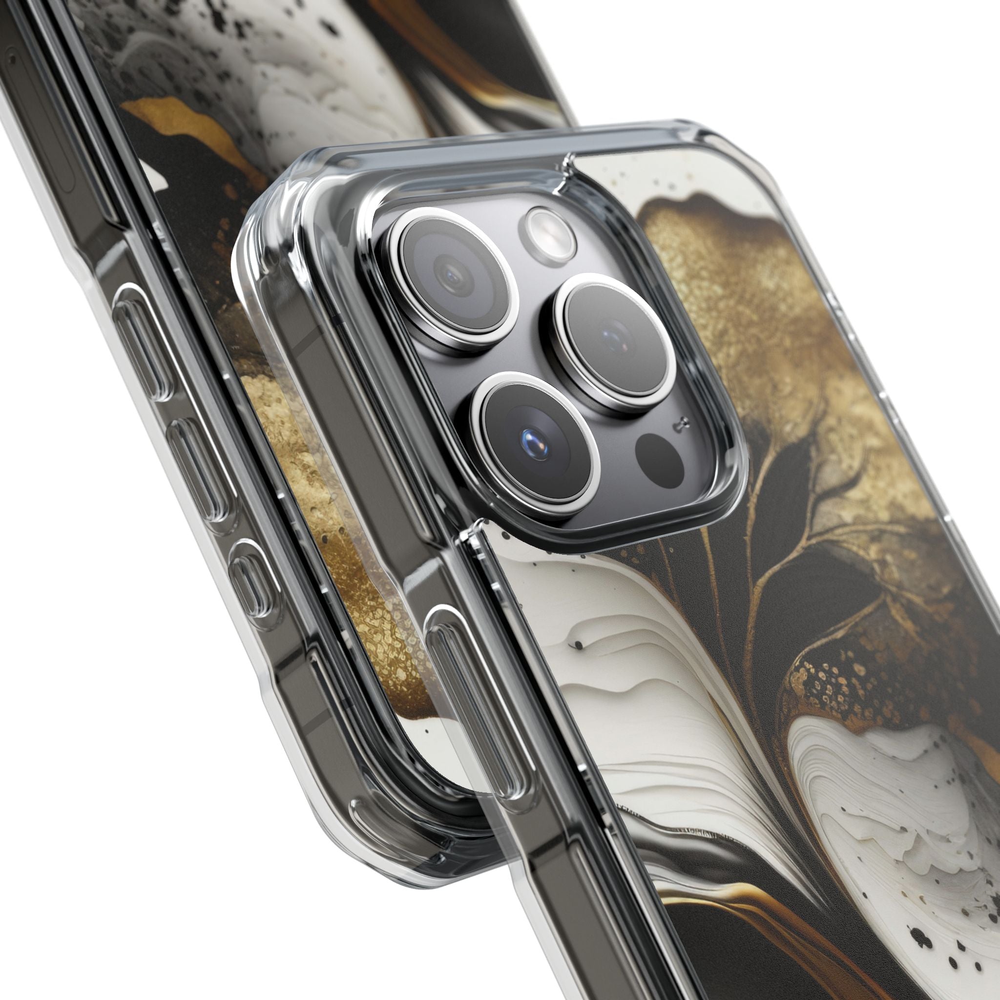 Gold Swirl Elegance iPhone Case - Impact