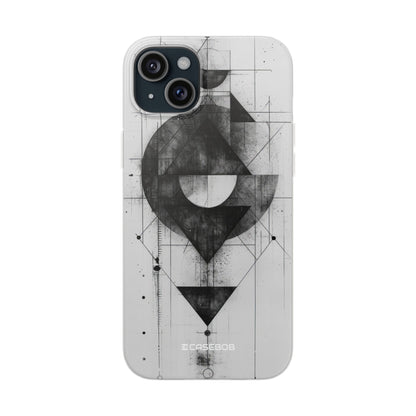 Monochrome Geometry | Flexible Phone Case for iPhone