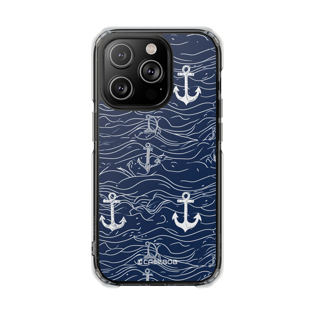 Nautical Serenity - Phone Case for iPhone (Clear Impact - Magnetic)