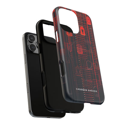 Gradient Cyber Lock iPhone 16 | Tough+ Phone Case