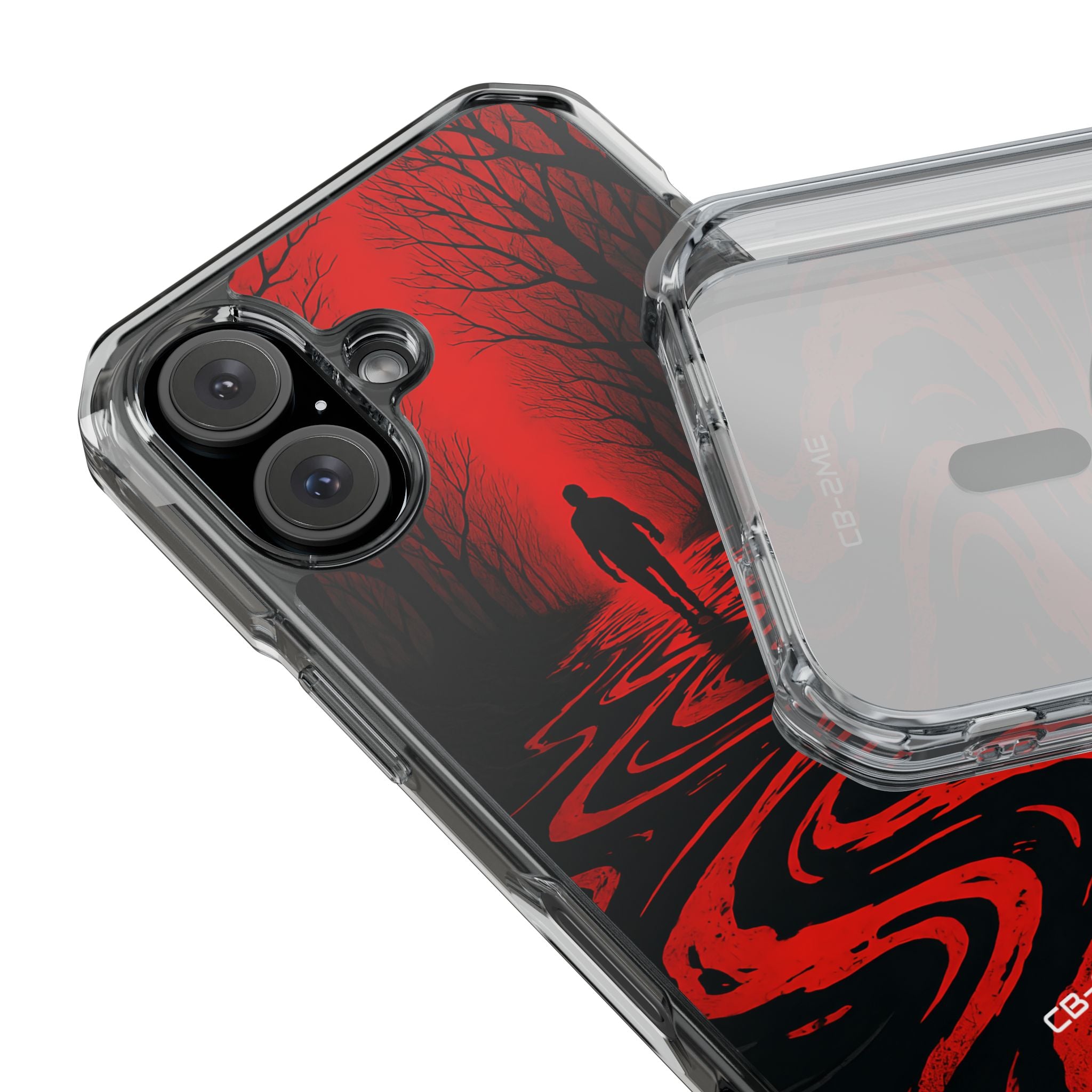 Red Path Mystery iPhone Case - Impact