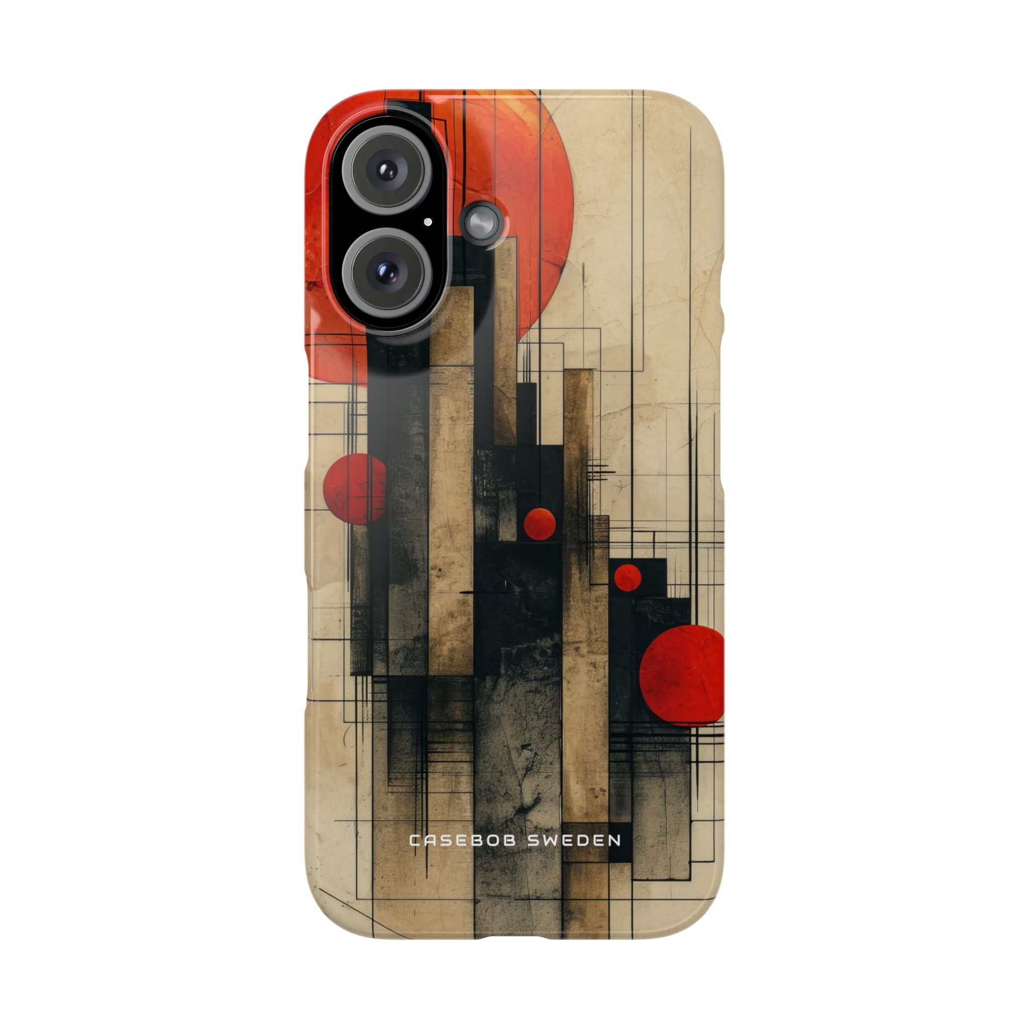 Vintage Geometric Harmony iPhone 16 - Slim Phone Case