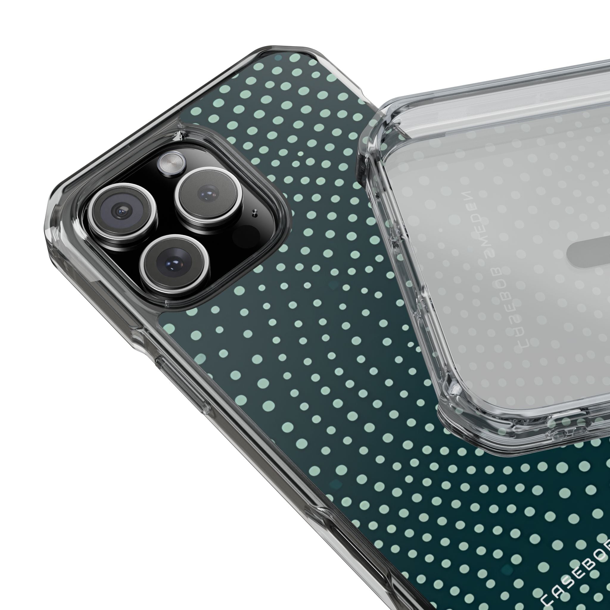 Teal Rippleflow iPhone 16 - Clear Impact Phone Case