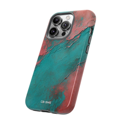 Turquoise Waves Dance - iPhone Case