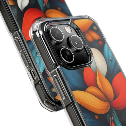 Vibrant Floral Harmony iPhone Case - Impact