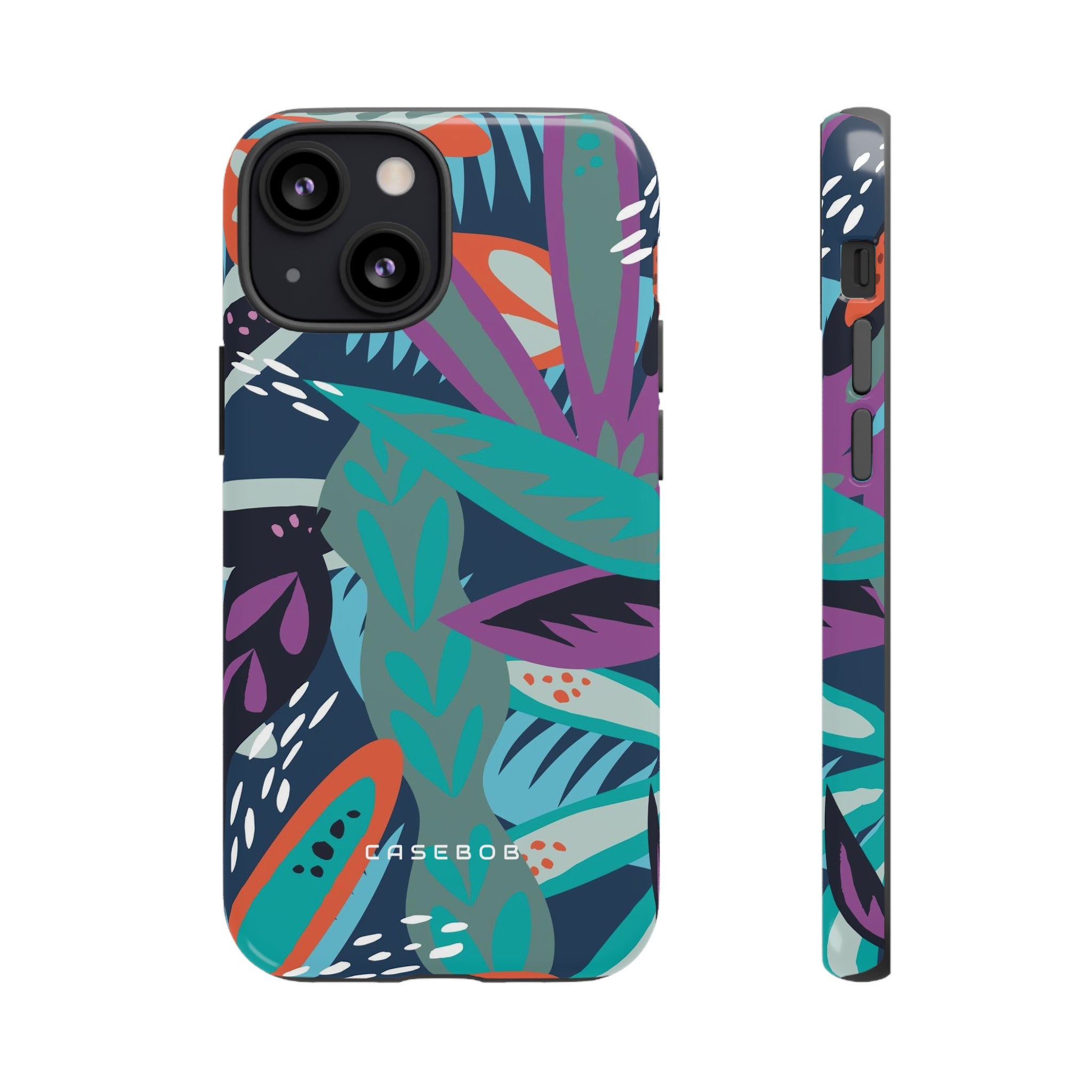 Tropical Leaf Moz - Protective Phone Case