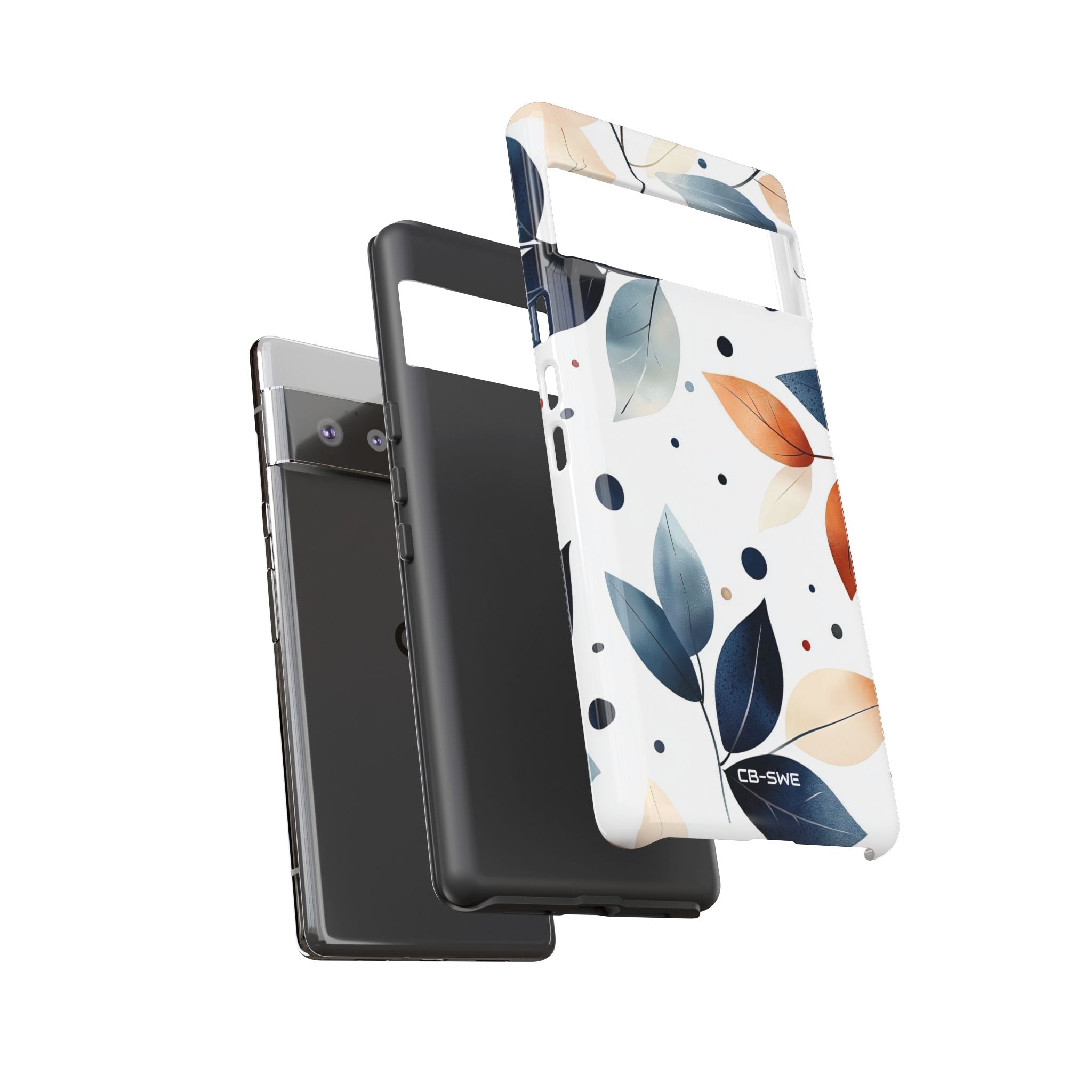 Leaves And Circles - Google Pixel Case