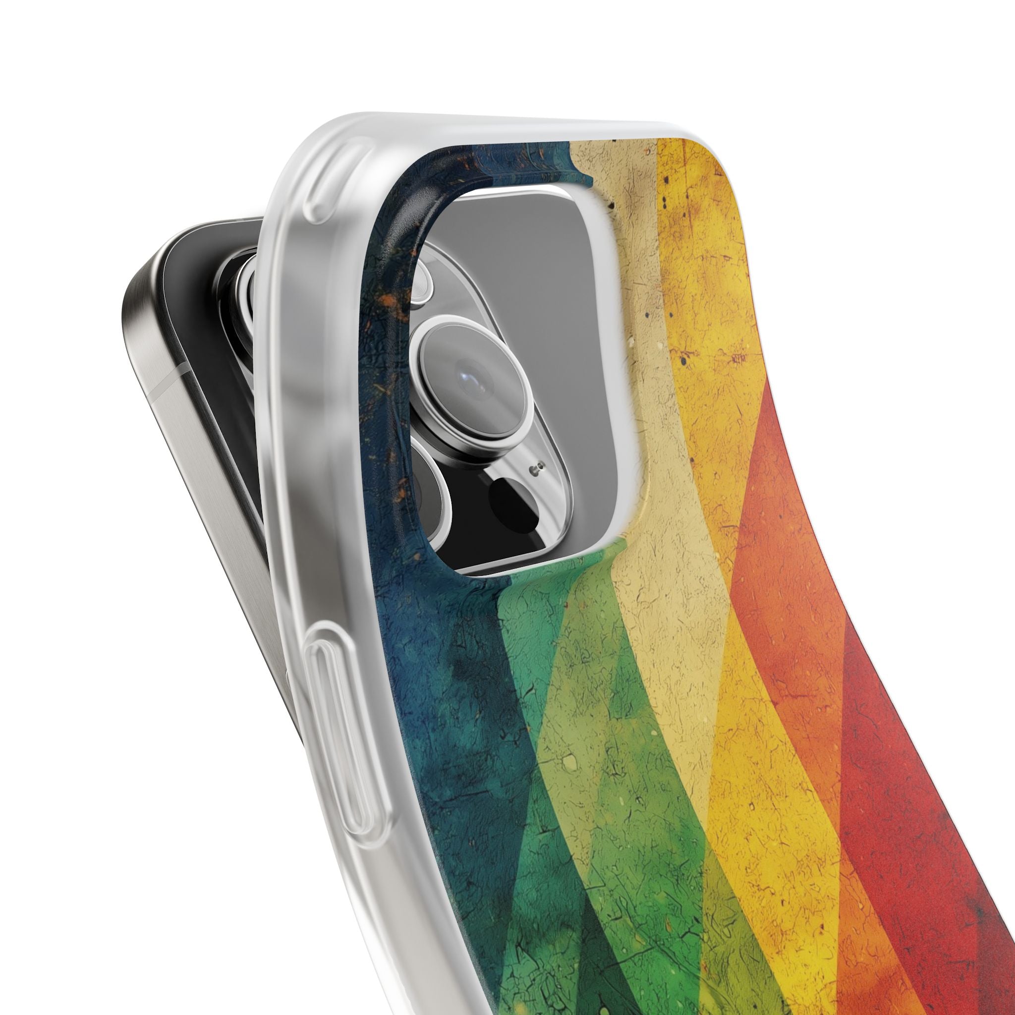 Diagonal Spectrum iPhone 16 Pro Case - Soft