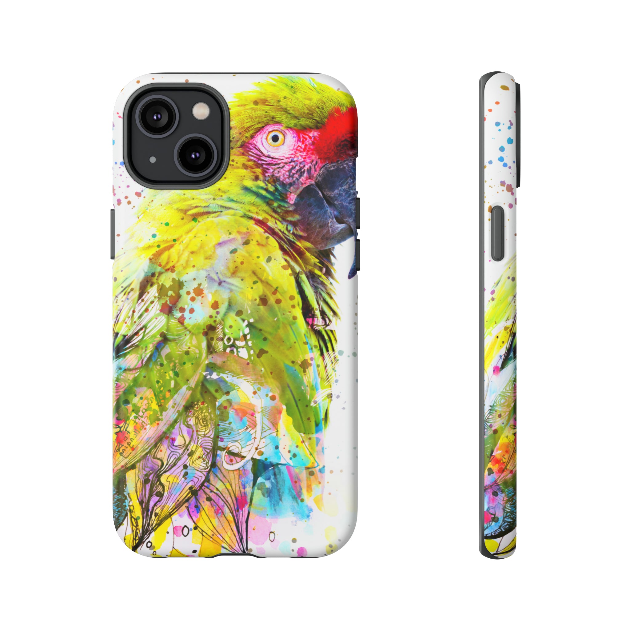 Colorful Parrot - Protective Phone Case