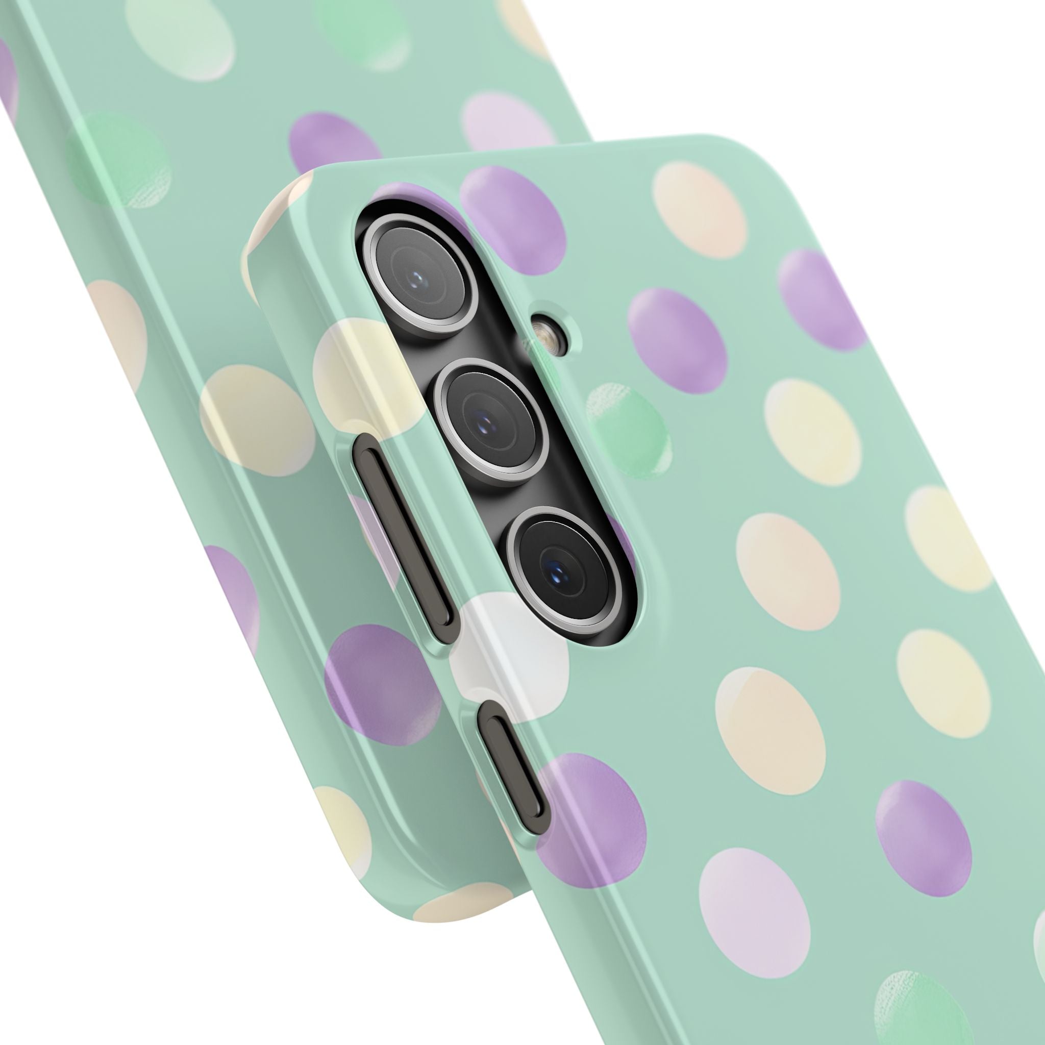 Pastel Polka Dots - Slim Samsung S24 Phone Case