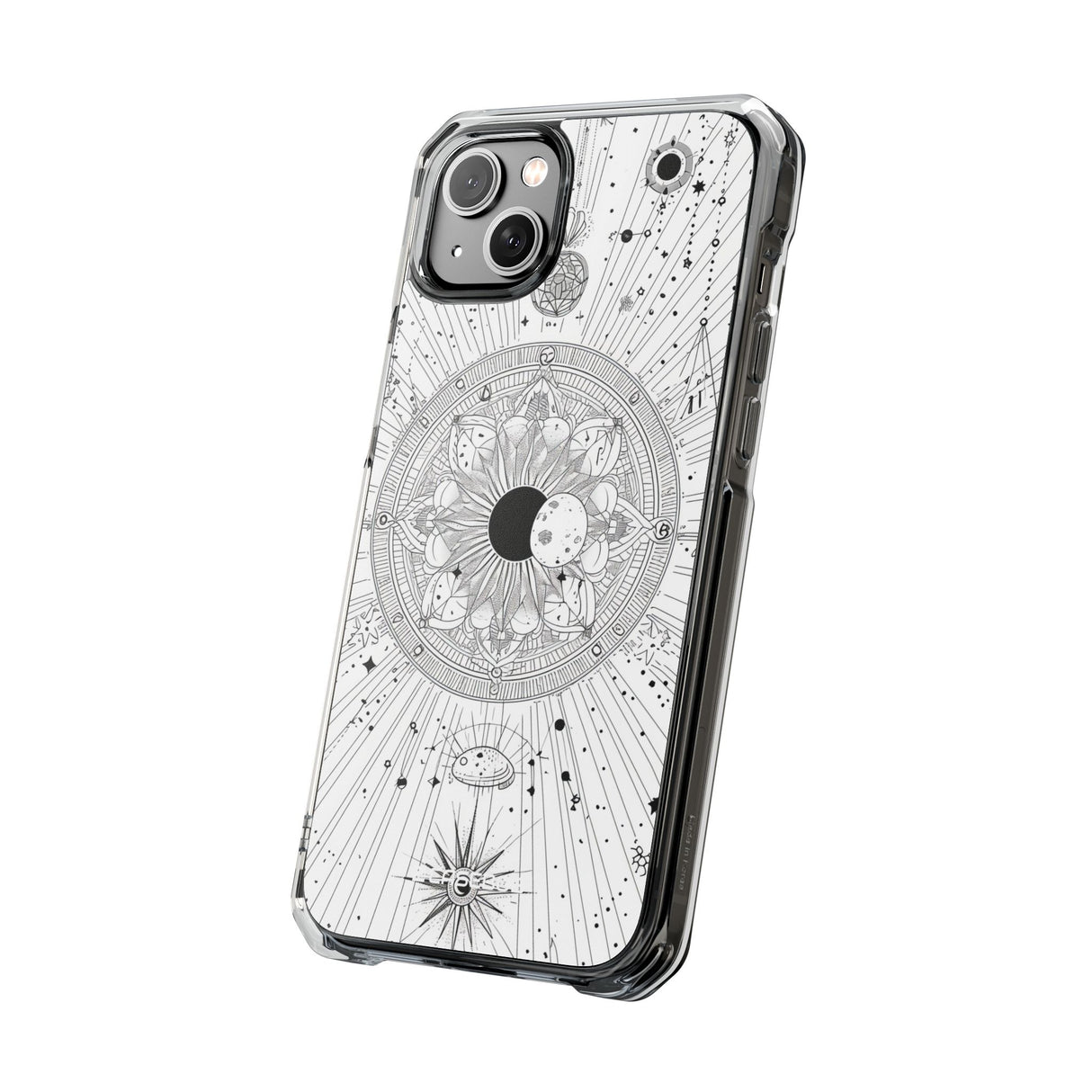 Celestial Mandala Mystique - Phone Case for iPhone (Clear Impact - Magnetic)