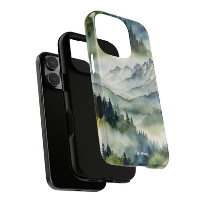 Misty Peaks Emerge - iPhone Case