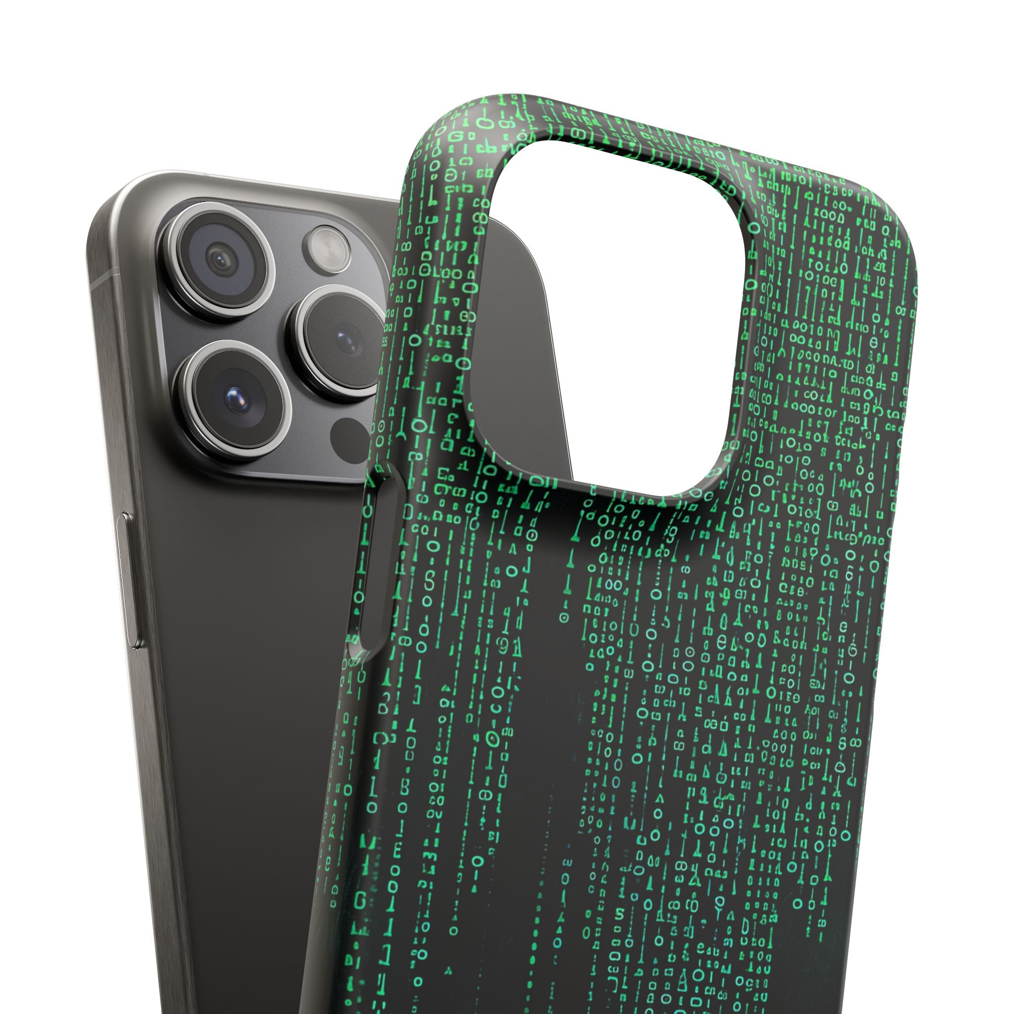 Matrix Gradient Flow iPhone 15 - Slim Phone Case