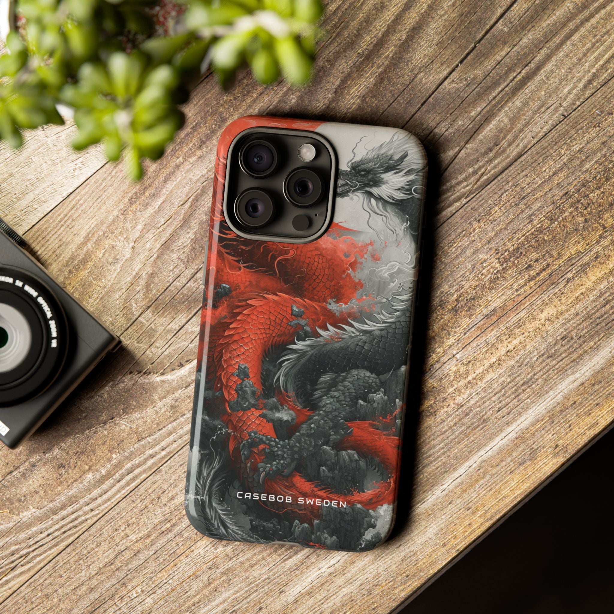 Zen Dragon Harmony iPhone 15 - Tough Phone Case