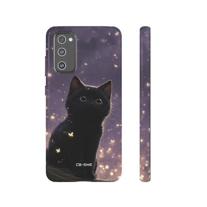 Whimsical Cat Soars - Samsung Case