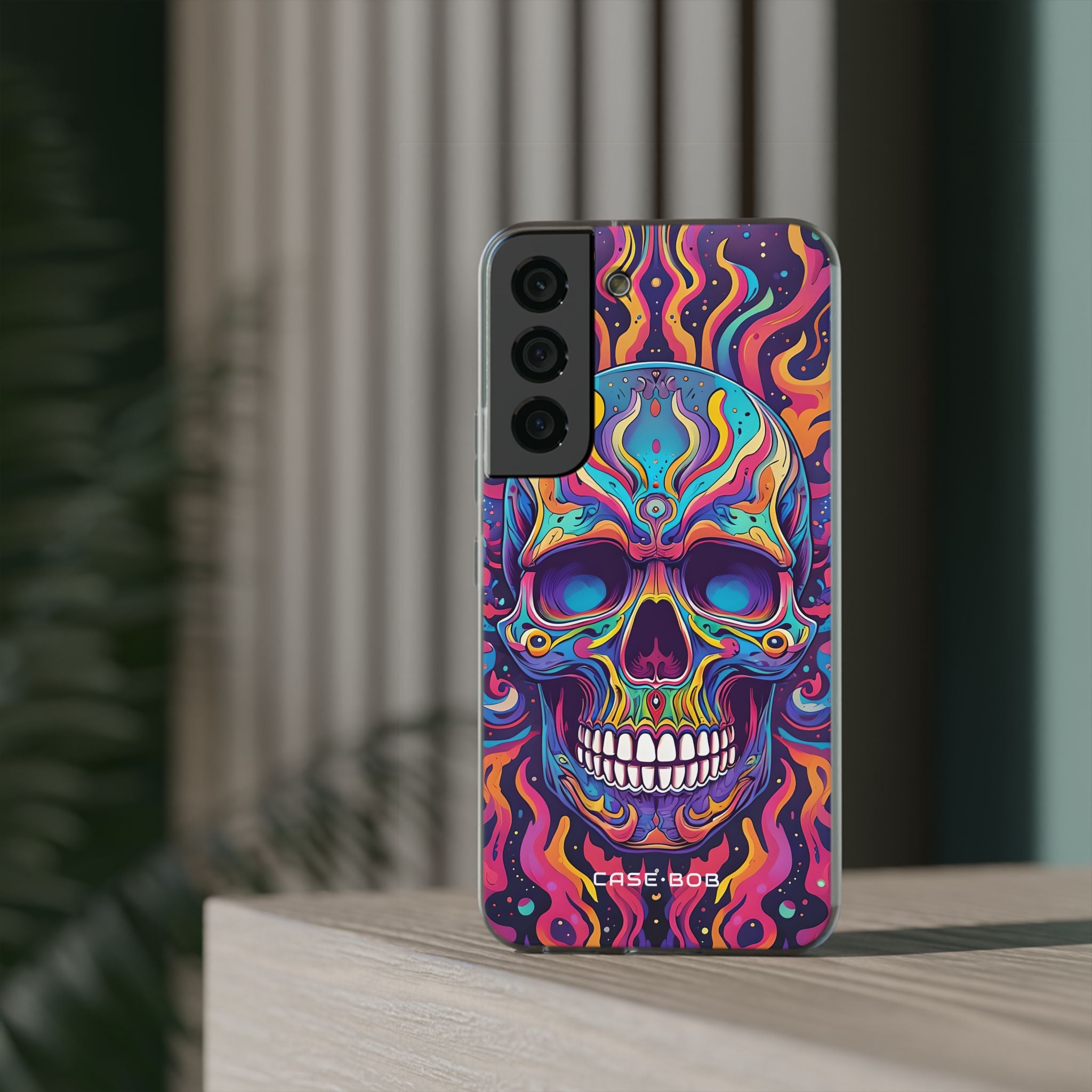 Flaming Skull Samsung S22 - Soft