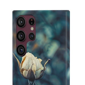 Teal Rosebud Serenade | Schlanke Handyhülle für Samsung