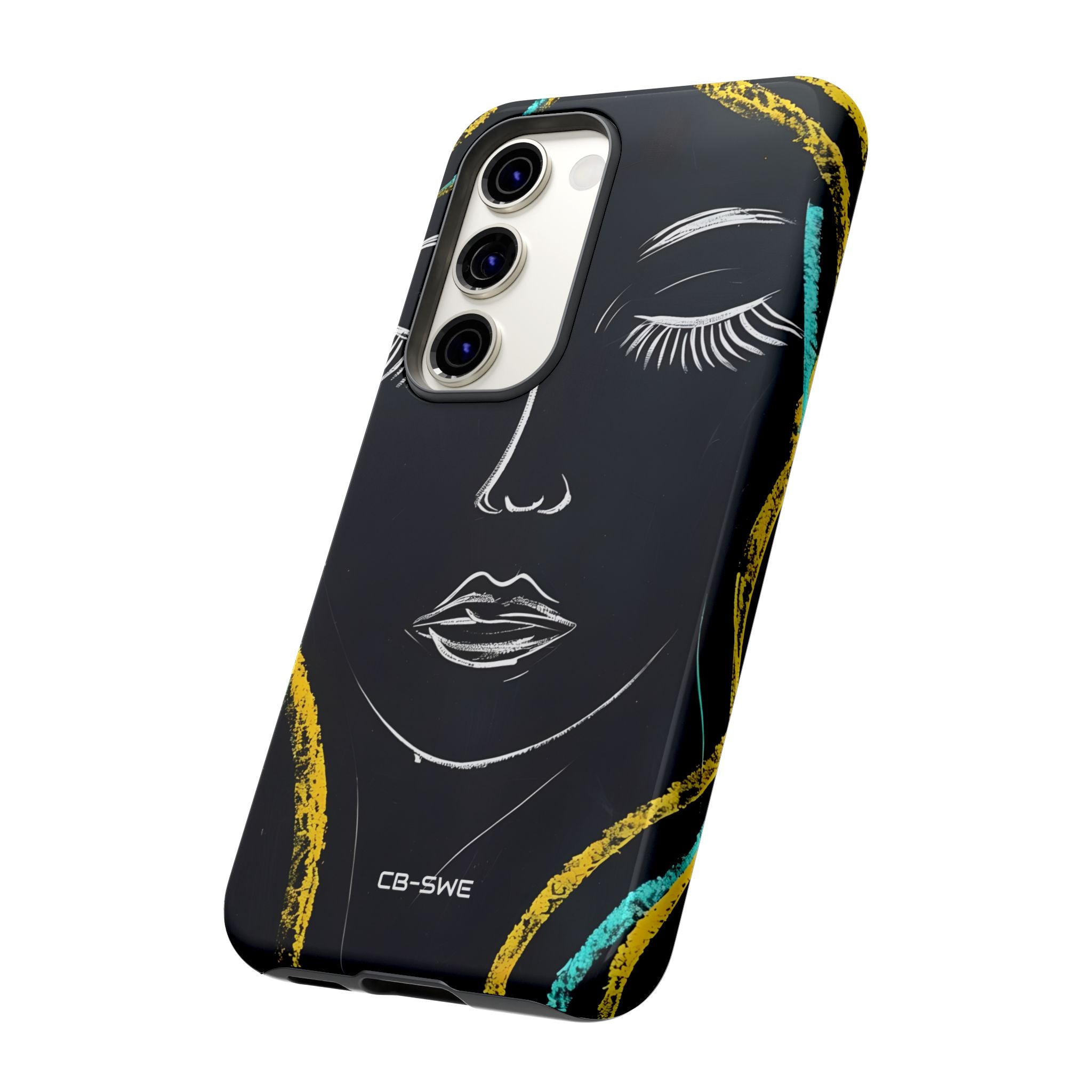 Vivid Minimalist Portrait - Samsung Case