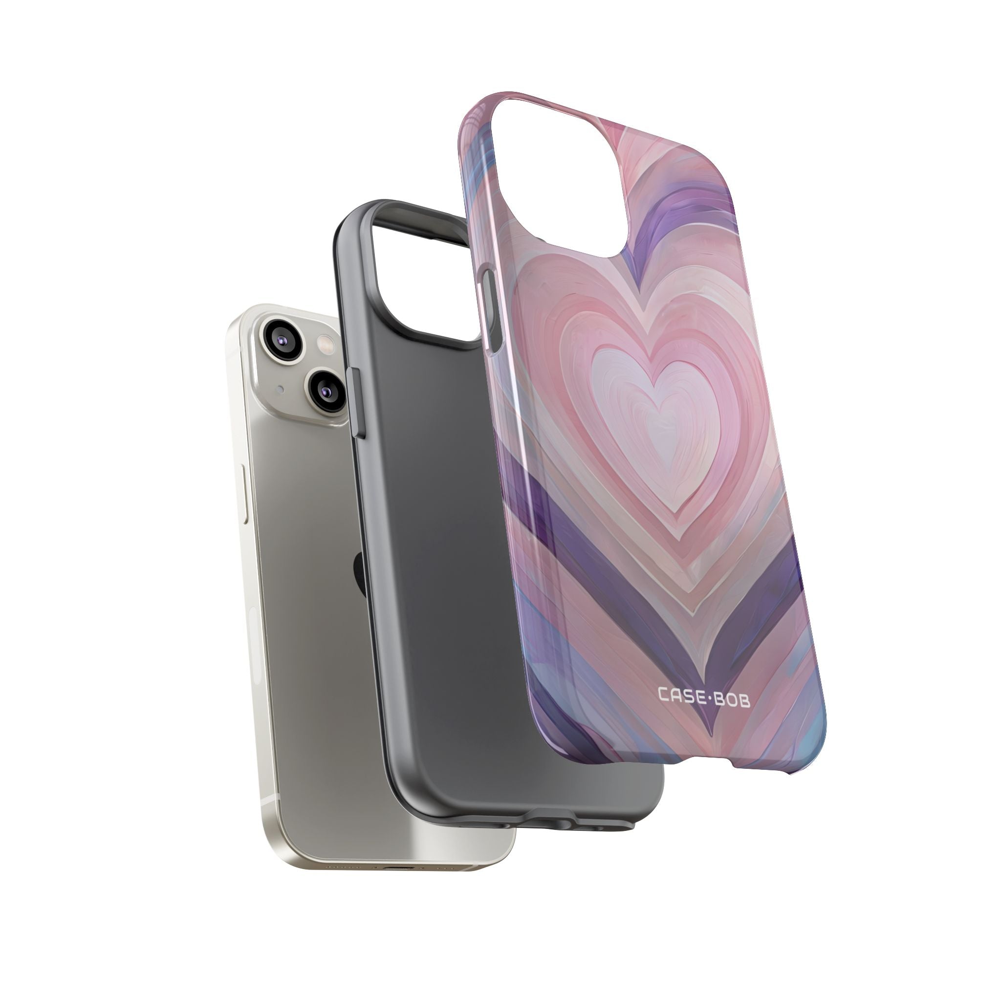 Radiant Heartbrush iPhone 14 Case - Tough