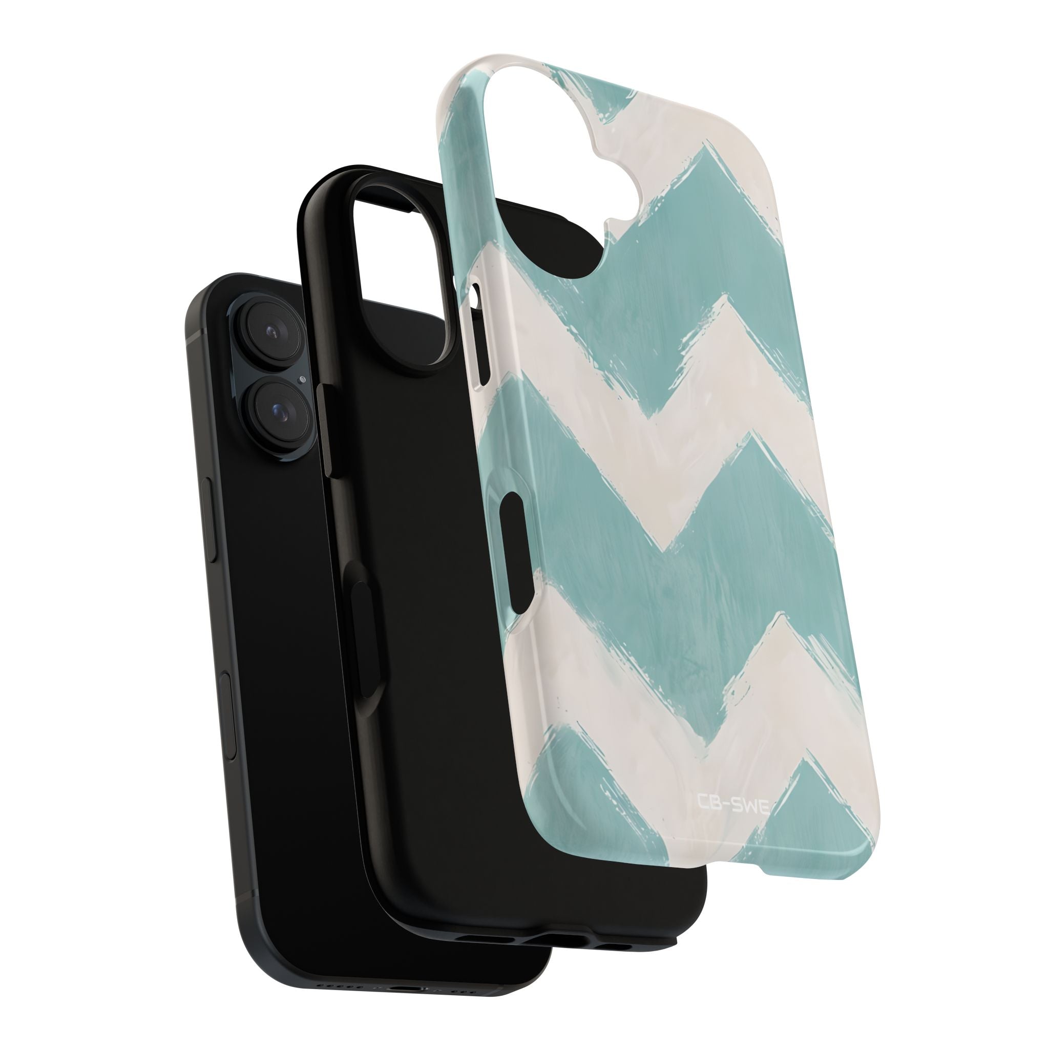 Zigzag Pastel Harmony - iPhone Case