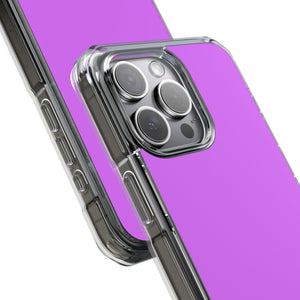 Heliotrope Hue | Handyhülle für iPhone (Clear Impact Case – magnetisch) 