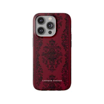 Gothic Crimson Elegance iPhone 14 - Flexi Phone Case