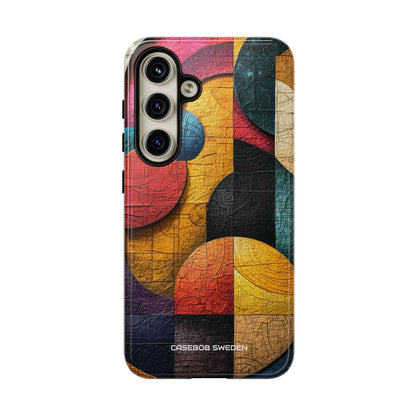 Vibrant Geometric Art - Tough Samsung S24 Phone Case