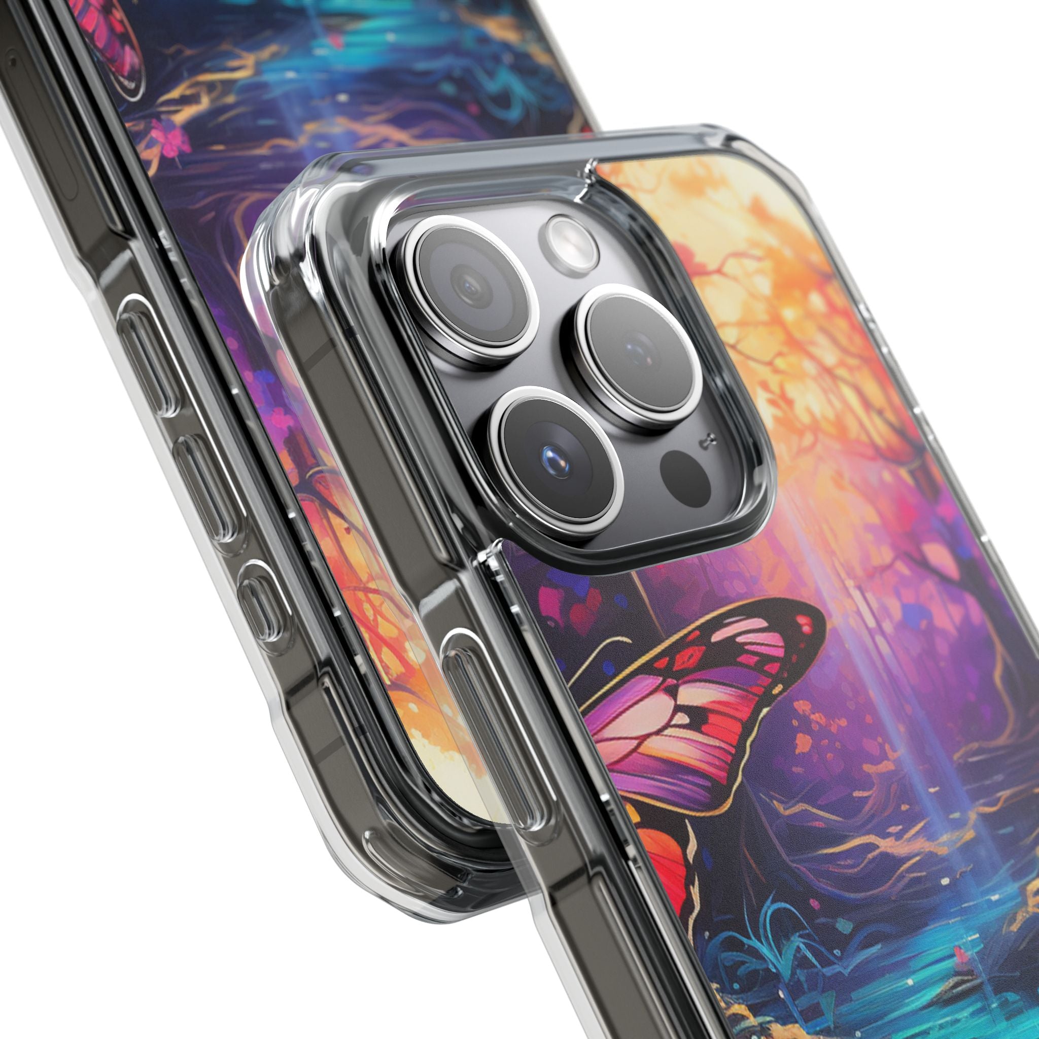 Enchanted Butterfly Forest iPhone Case - Impact